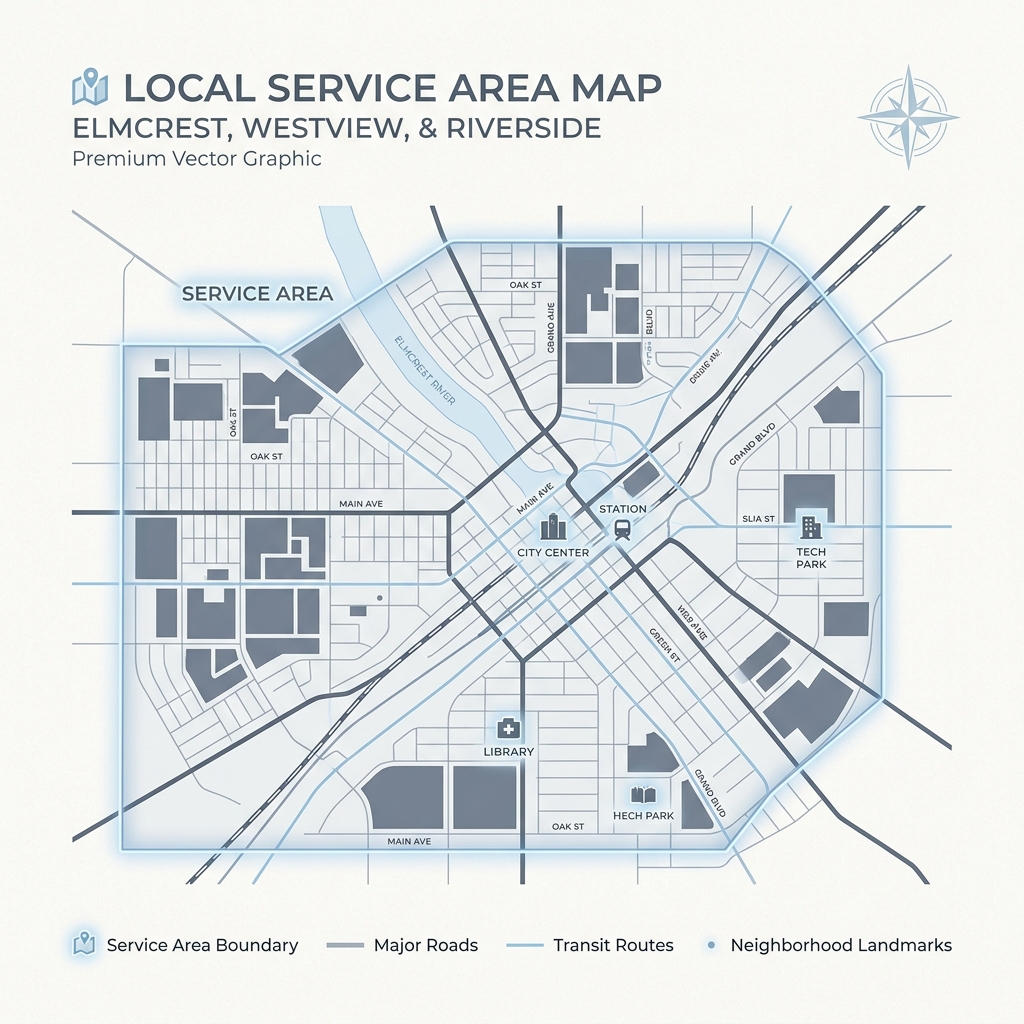 Local Service Area Map